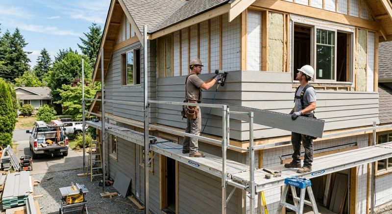 Cement Siding Installation in Boston, MA